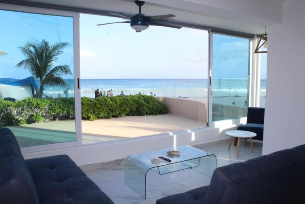 Beach Front Renewed Apartment 坎昆 外观 照片